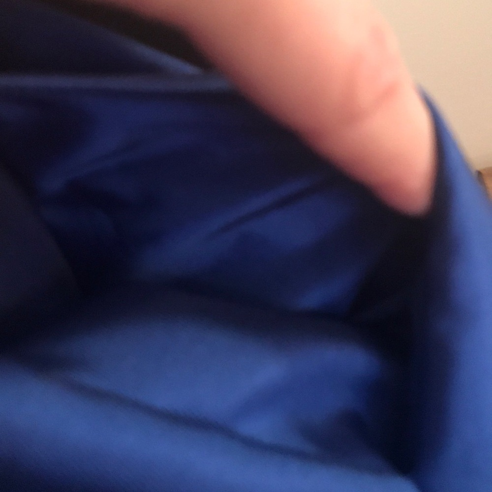 Beautiful strapless long wedding blue dress! - Picture 7 of 8